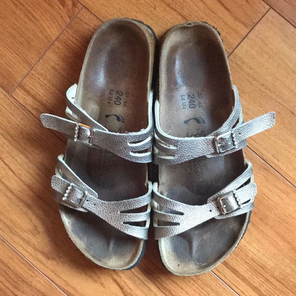 Birkenstock Shoes - Birkenstock Birki’s Moorea Pewter Size 7 / 37